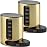 Weekly Pill Organizer - 2Pack - 4 Times-A-Day, Daily Stackable Medication Reminder - Weekly AM/PM Pill Box with 7 Individual Stacking Cases, a Everyday Medicine Organizer for Vitamins, Black & Gold