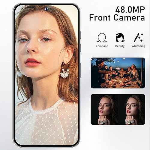 Miniatura 7 de Teléfono desbloqueado A15 Pro Max, teléfono celular de 8+256 GB, pantalla HD de 6.8 pulgadas, 6800 mAh, teléfonos inteligentes Android 14