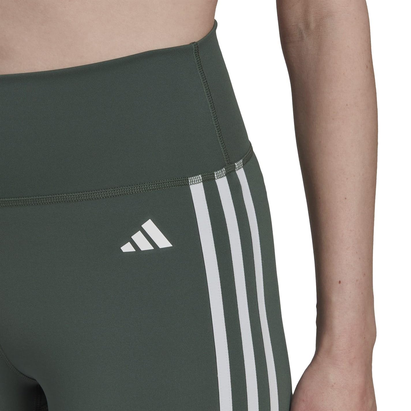 adidas Womens Tights (1/2) Te 3S SHO Tig, Green Oxide, HC8949, XS – Ansicht 5