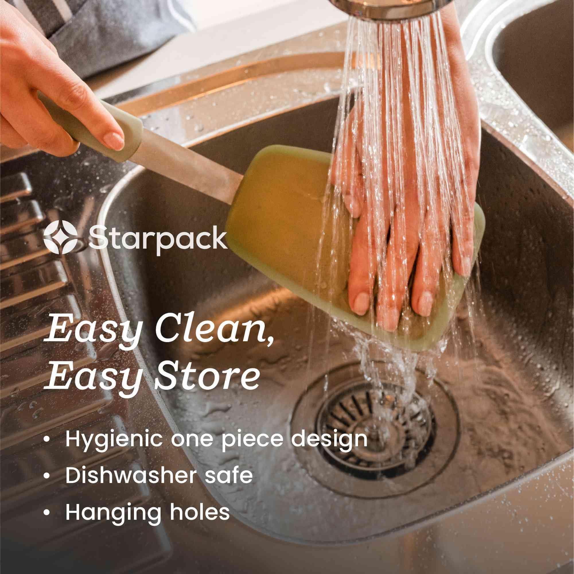 Starpack "Flex & Flip" Flexibles Pfannenwender-Set aus Silikon (3 Stück) – hoch hitzebeständige Spatel zum Kochen von Eiern bei 315 °C – Pfannenwender aus Silikon, LFGB-Qualität, antihaftbeschichtete