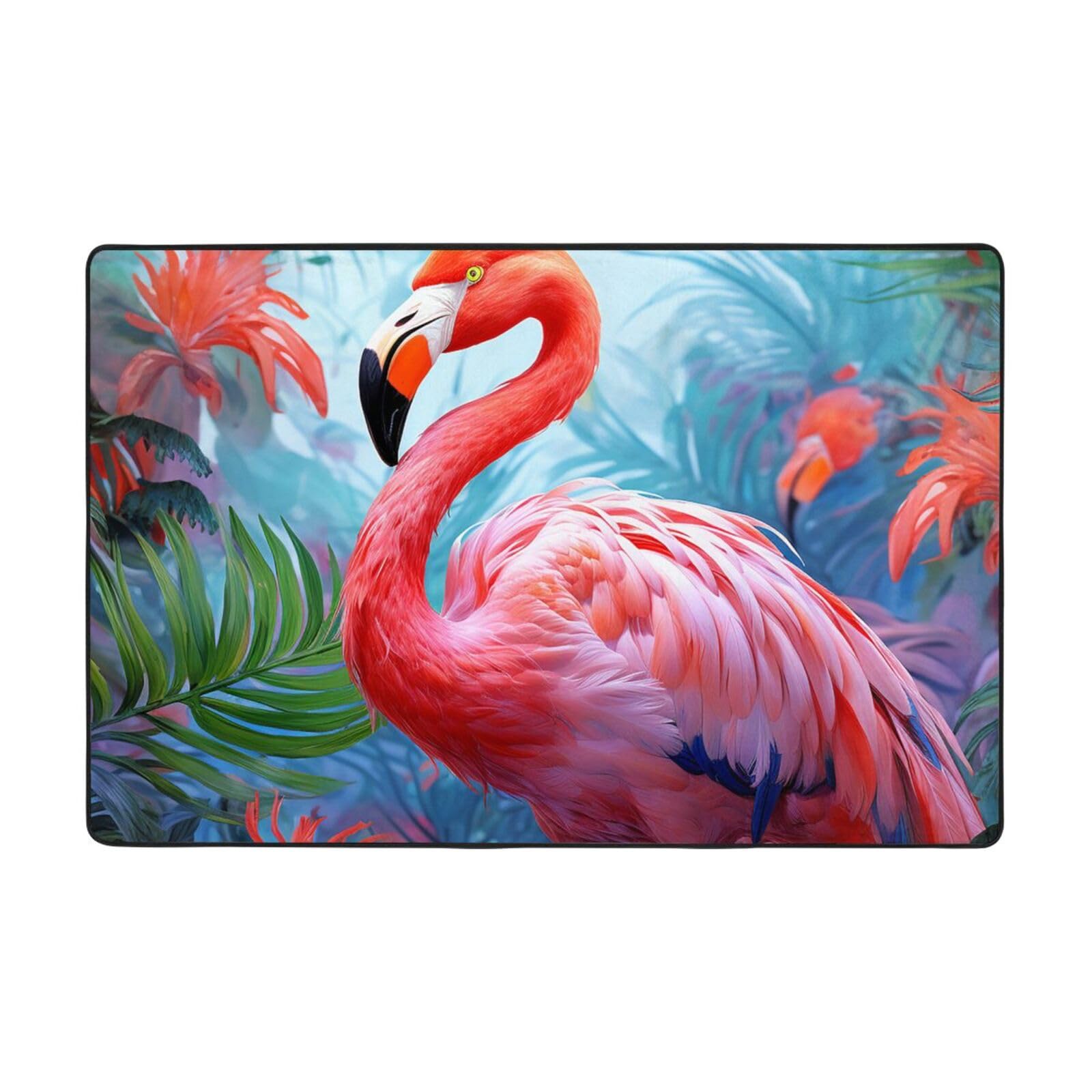 Tapis peint pour salon et entrée style ferme vintage