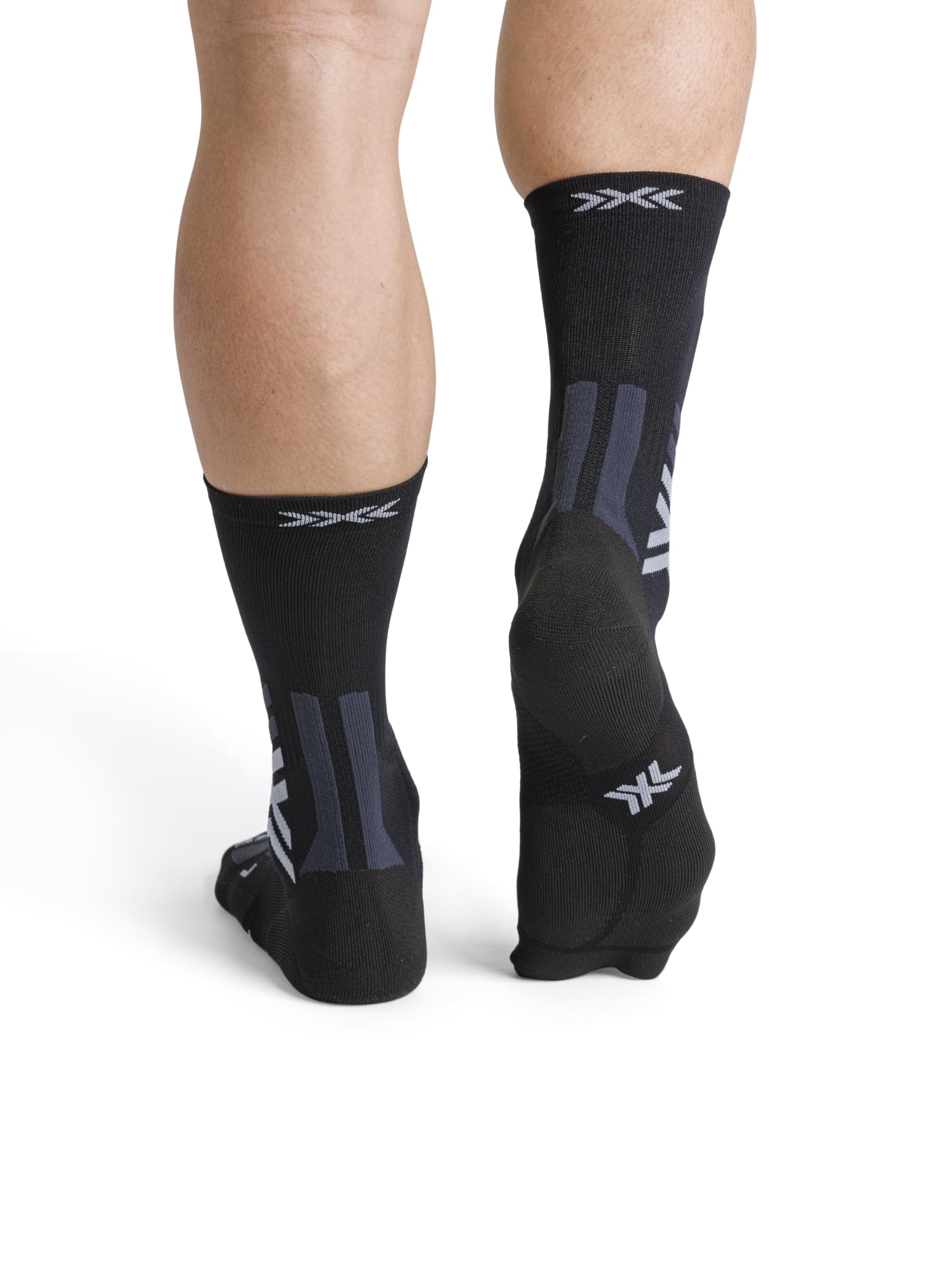 X-Socks Hike Discover Crew - Calzini funzionali di alta gamma per un maggiore comfort, traspirabilità e protezione durante le escursioni prolungate - Salvia/Nero, 39-41