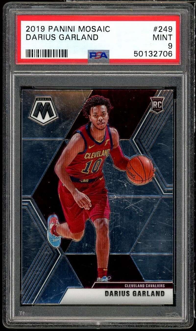 Darius Garland Rookie Card 2019-20 Panini Mosaic #249 PSA 9 - Basketball Slabbed Rookie Cards
