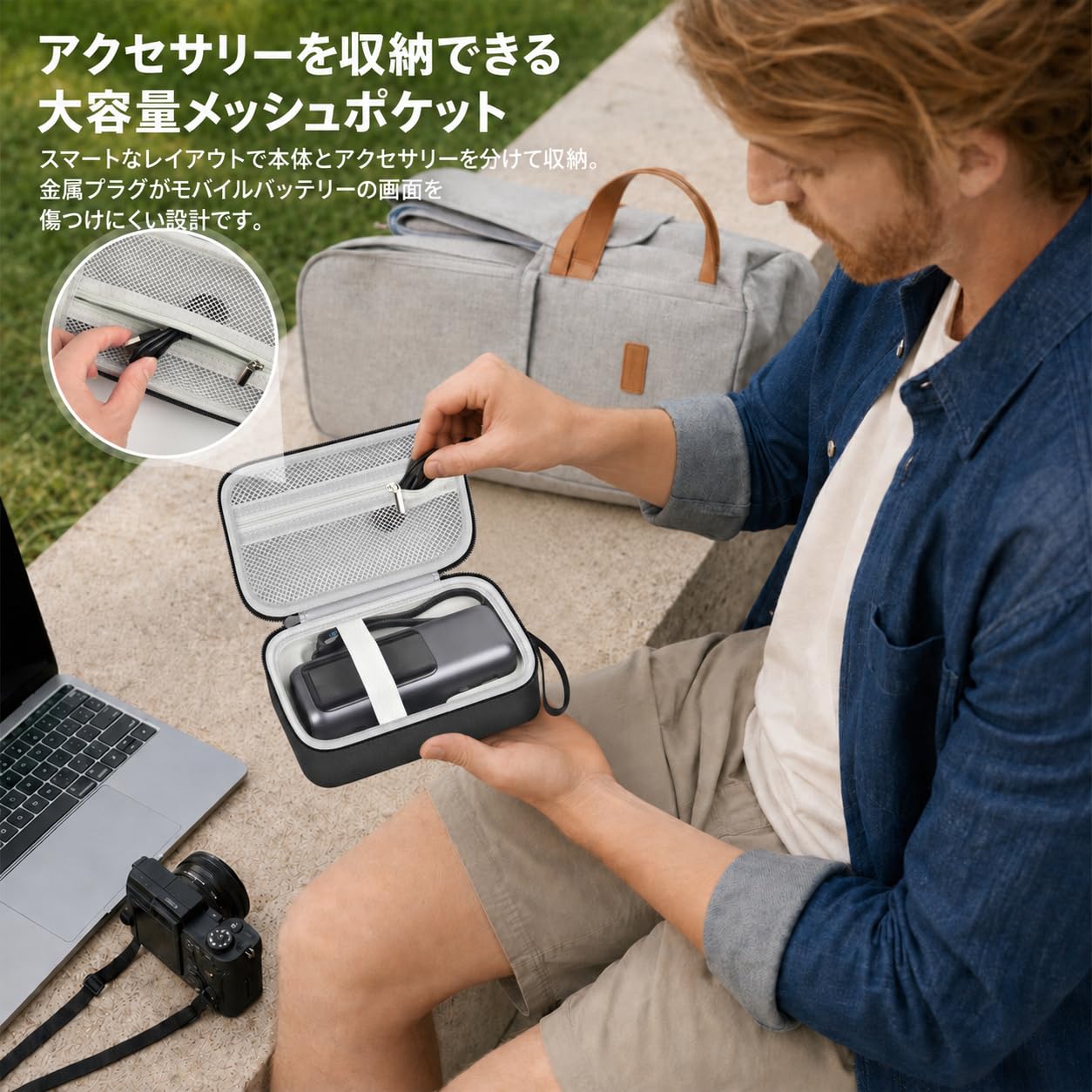 Amazon | 【収納ケース】互換 Anker 25000 モバイルバッテリー 収納