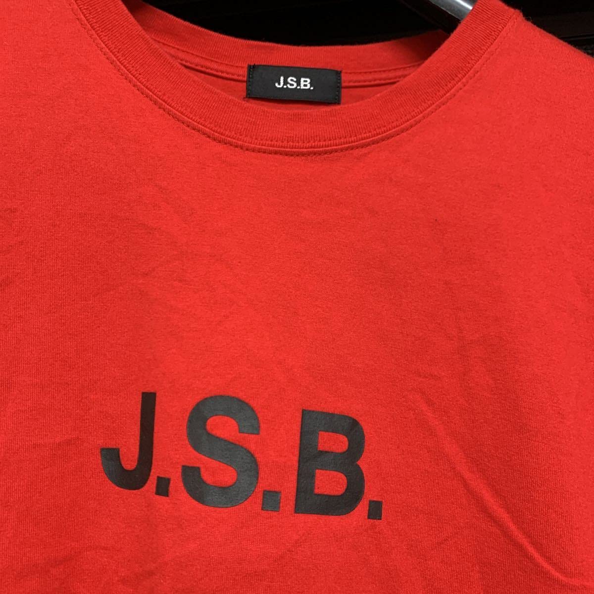 三代目 J Soul Brothers - J.S.B. BB Shirt RED Amazon.co.jp: 三代目JSB J.S.B Tシャツ レッド L ジェイソール