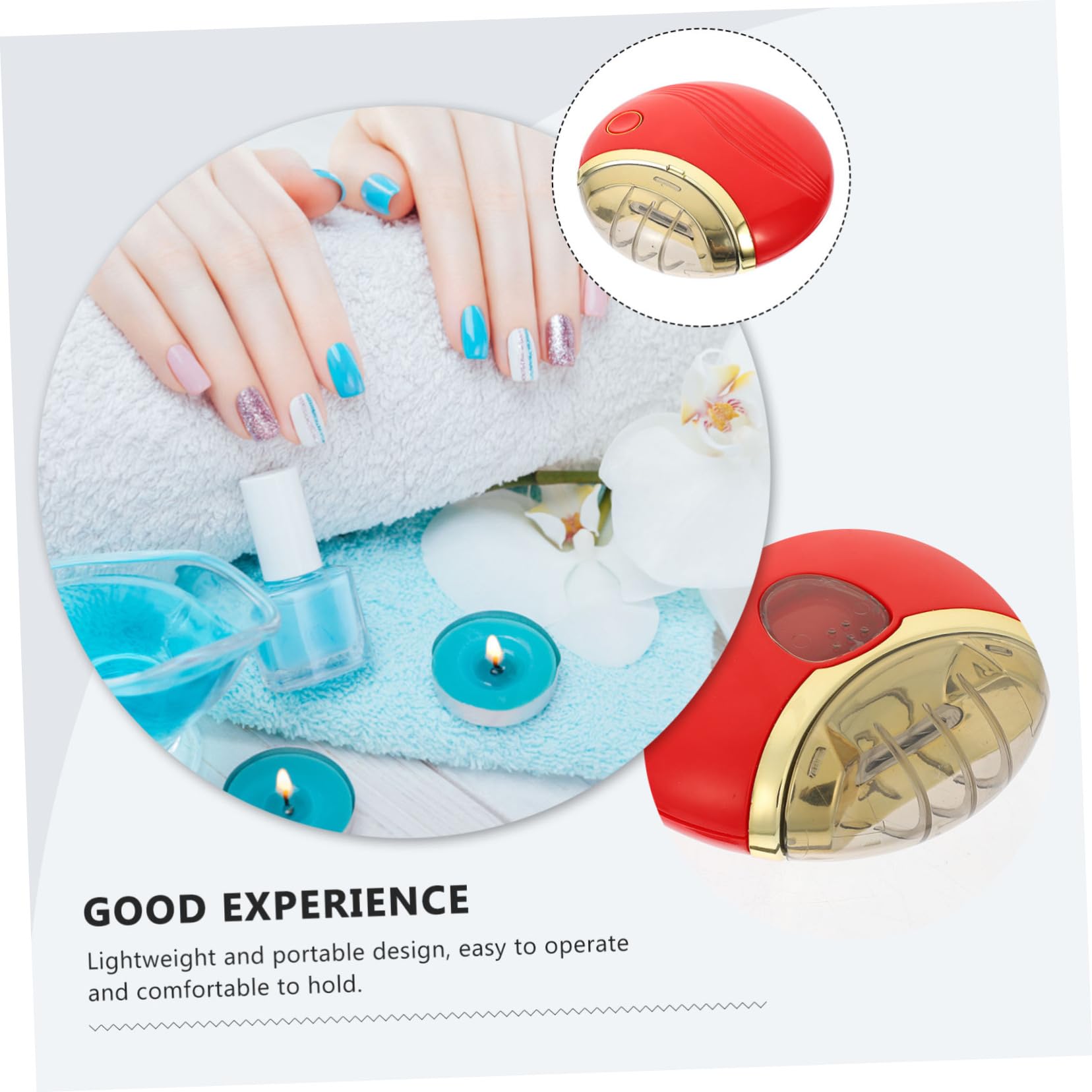 Healvian 2sets Elettrico Per Manicure e Pedicure Trimmer Per Unghie Elettrico Portatile Strumento Per La Delle Unghie Per Adulti Facile Da Usare e Sicuro