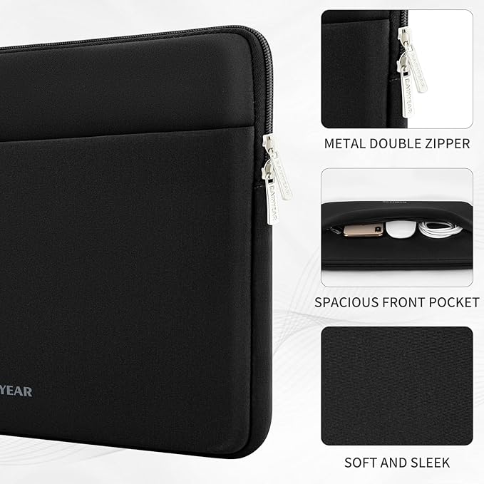 Funda para laptop RAINYEAR 17 pulgadas, funda protectora con bolsillo frontal miniatura 2
