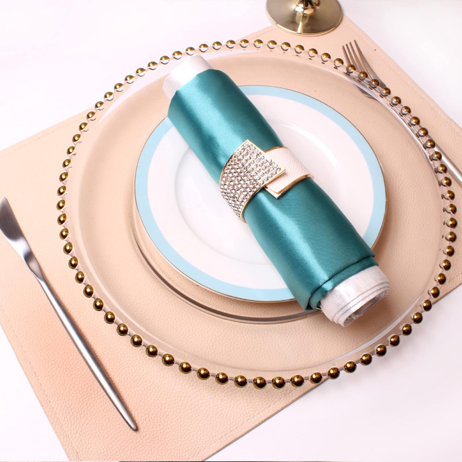 Napkin Buttons Napkin Rings Napkin Holders Napkin Buckle Leather Napkin Buckle Zinc Alloy Meal Buckle Mouth Cloth Circle Napkin Ring Model House Western Food Decora(