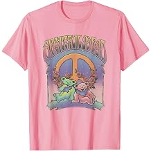Grateful Dead Bears with Peace Sign and Roses Vintage Band T-Shirt
