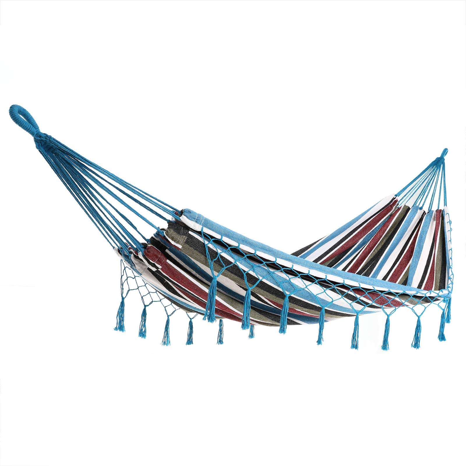 Detex® Blue Hammock 320X150cm With Macrame