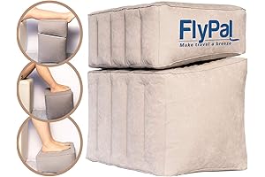 Inflatable Foot Rest Elevates Travel Comfort on Flights