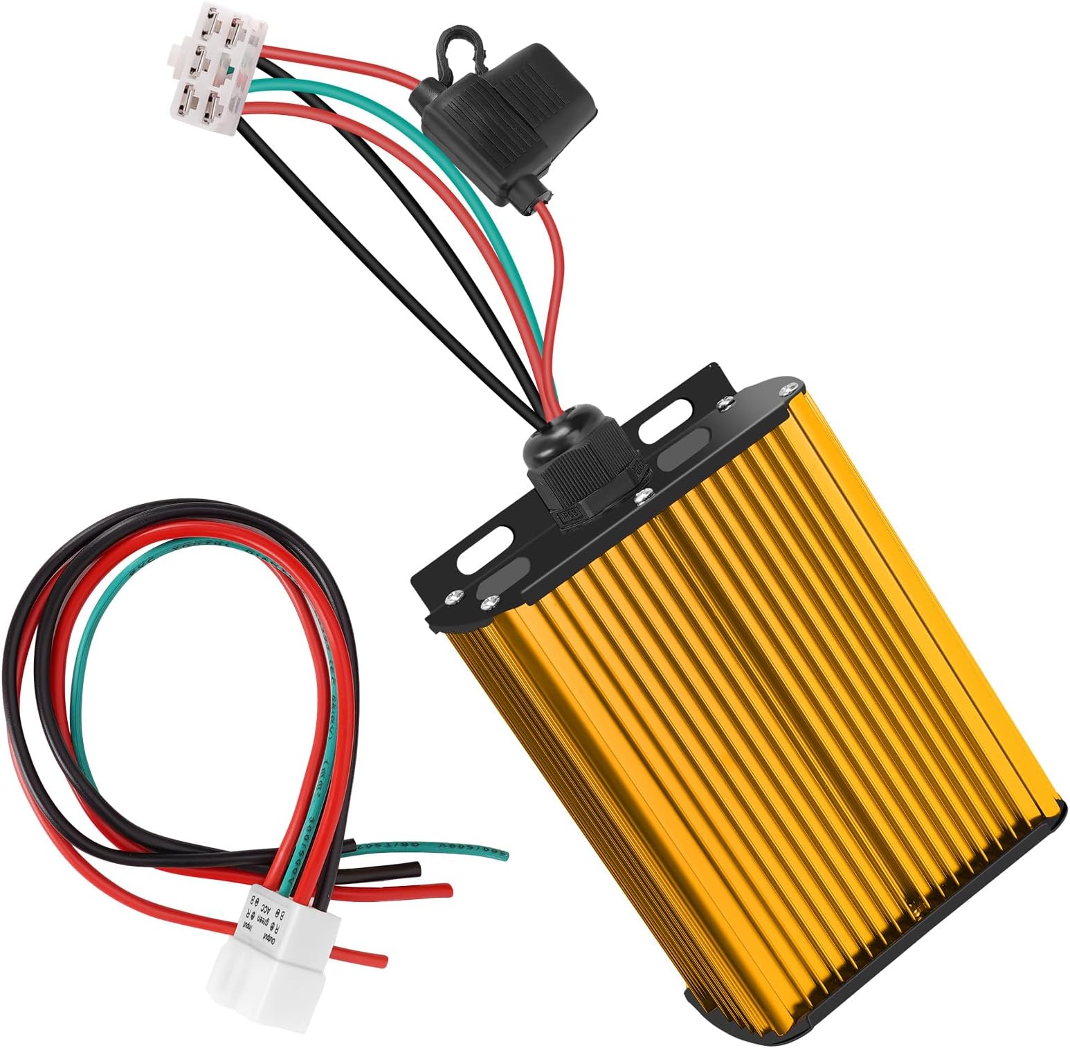 12V 30A 360W DC-DC 96V 84V 72V 60V 48V 36V to 12V high-Power Converter Voltage Reducer, Suitable for Golf carts, LED Lights, and 12V Equipment(36V-96V)