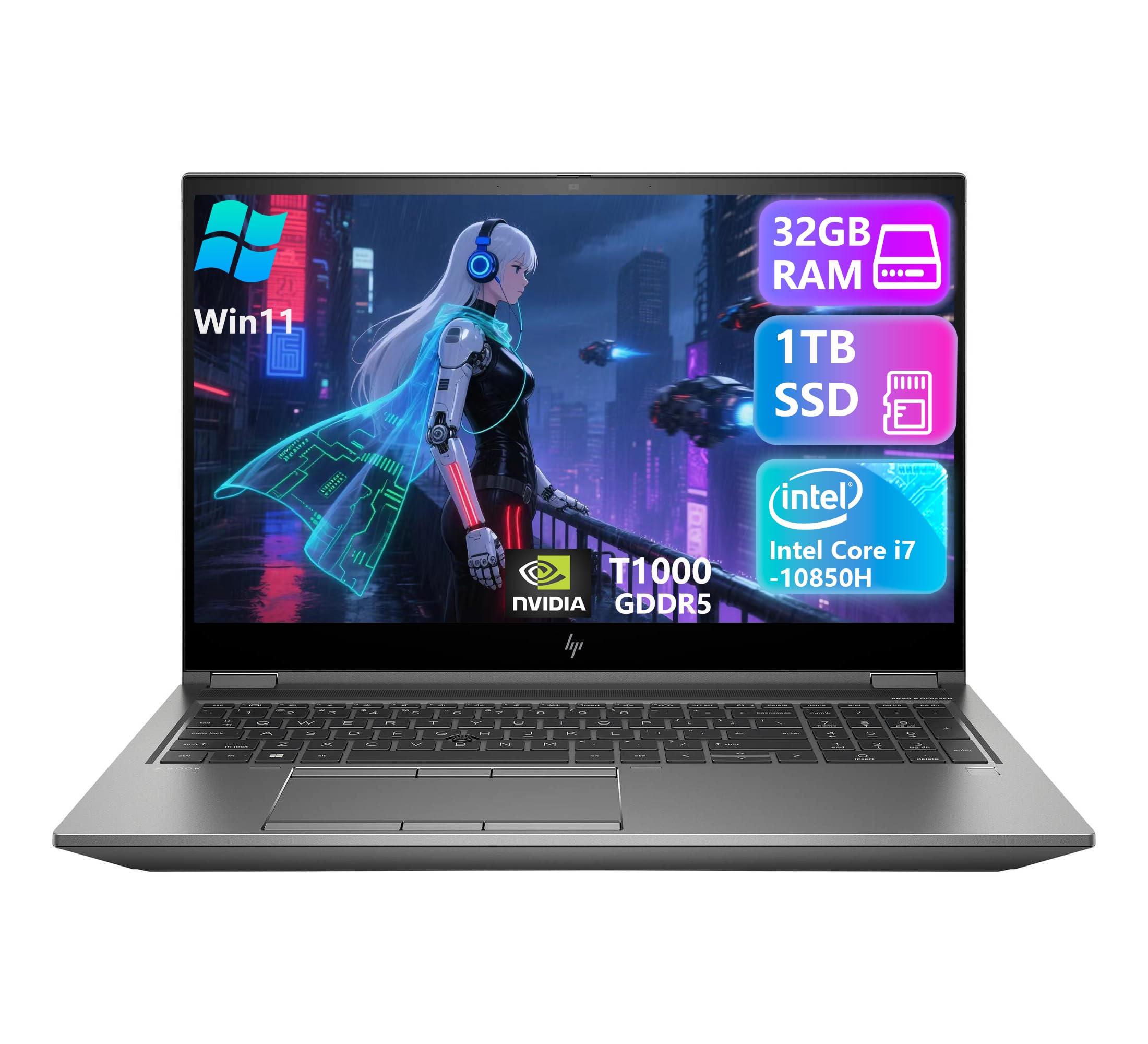 返品OK！第7世代i7✨16GB■SSD512■フルHD■Office2021 HP ZBook Fury 15 G7 Portable Mobile Workstation, NVIDIA Quadro