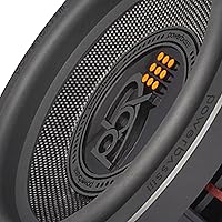 Vista 4 de PowerBass Subwoofer compacto de la serie 2XL-1240D 2XL de 12 pulgadas con parrilla de malla de acero SWX-12G