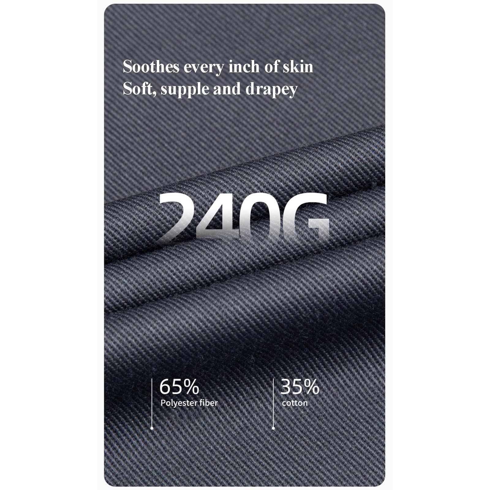 Conjunto de Ropa de Trabajo para Hombre Fuelle de Doble Capa Bolsillos con Cremallera Cintura Elástica Bolsillos Laterales Adicionales Traje de Protección Laboral Reforzado