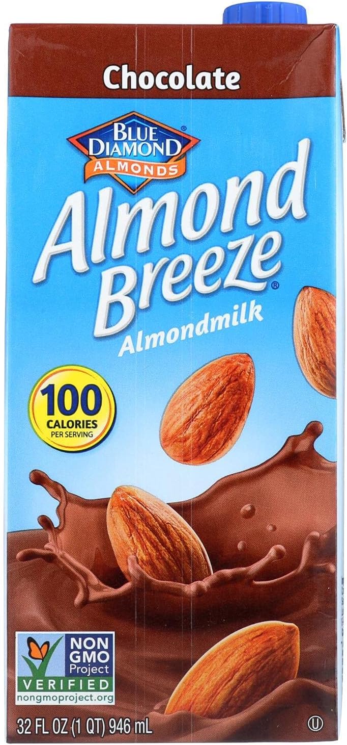 Blue Diamond Chocolate Almond Breeze ( 12x32 OZ) ( Value Bulk Multi-pack)