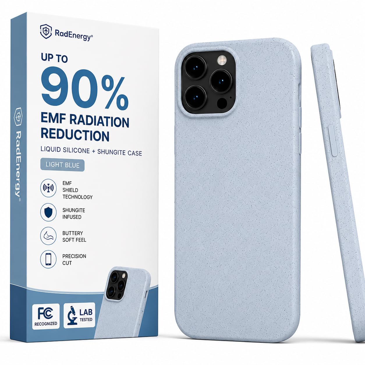 Funda antirradiación iPhone 13 Mini silicona líquida contra ondas EMF 8