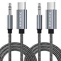 Vista 1 de Xumee Cable auxiliar a USB C (paquete de 2), cable de audio tipo C macho a conector macho de 0.138 in compatible con iPhone 15 Pro Max, estéreo