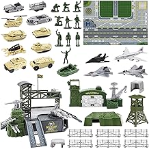 Toy Soldier for Boys - Educational Game Collection, Play Figure Playset | Collectible for Aircraft Play Maps for Toddlers Men Battle Construction Adventure Birthday Christmas Party Holiday