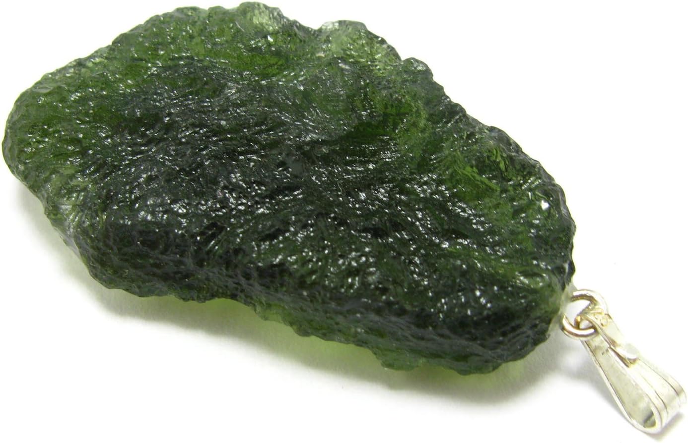 Tektite Pendant From Czech Republic - 1.8"