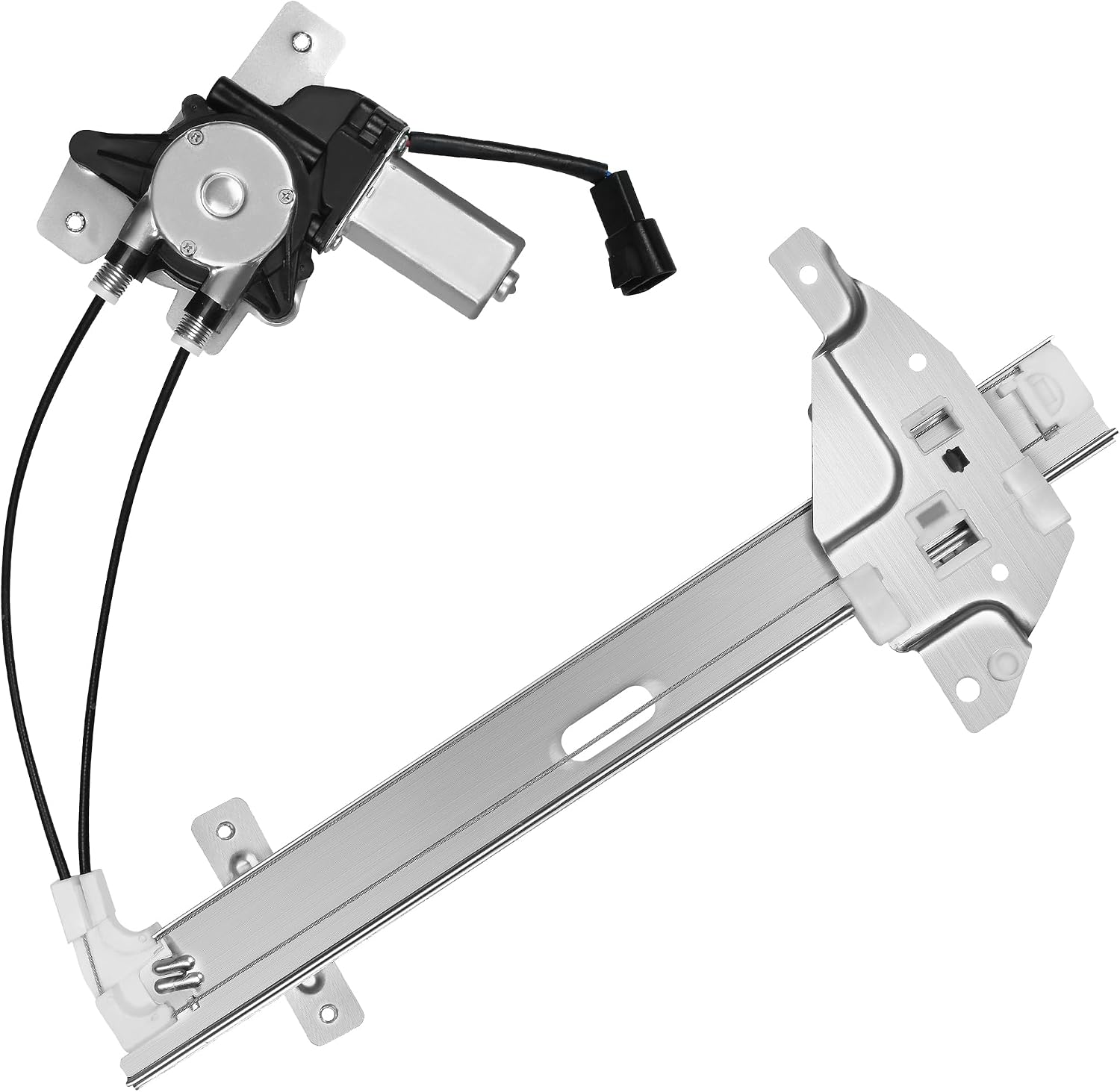 HYR Rear Passenger Side Power Window Regulator with Motor Fit for 1997-2005 Buick Century, 1997-2004 Buick Regal, 1998-2002 Oldsmobile Intrigue, 741-709 (2 Pins)
