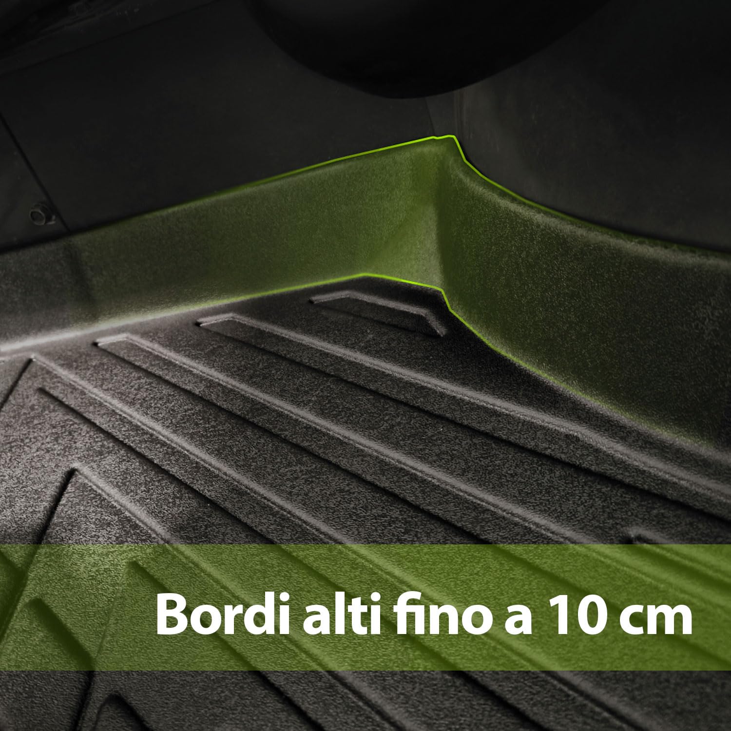 Fußmatten MudMax für Traktor Zubehör John Deere Serie 6R 250 ab 2022 Passgenaue Gummimatten | Langlebiges TPE-Material | Höhere Kanten