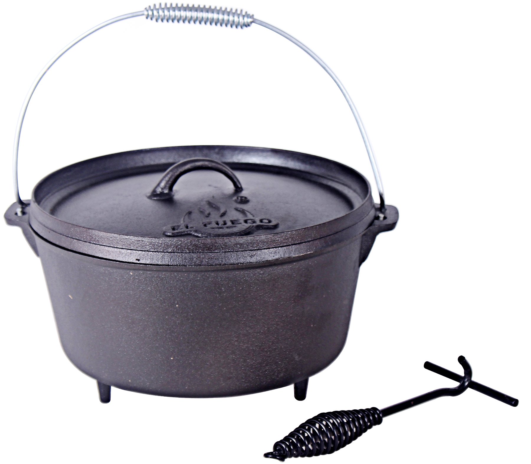 El Fuego Dutch Oven 8,46 L, schwarz