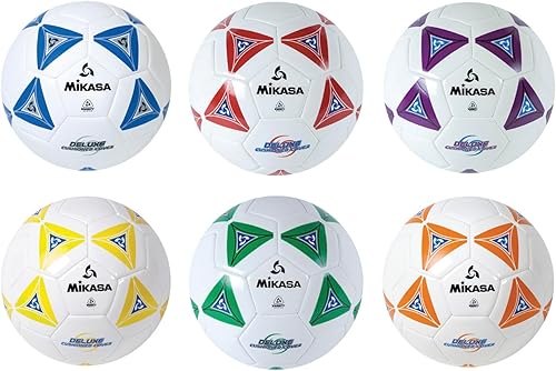 Mikasa - Juego de pelotas de fútbol, tamaño 5, surtido, juego de 6