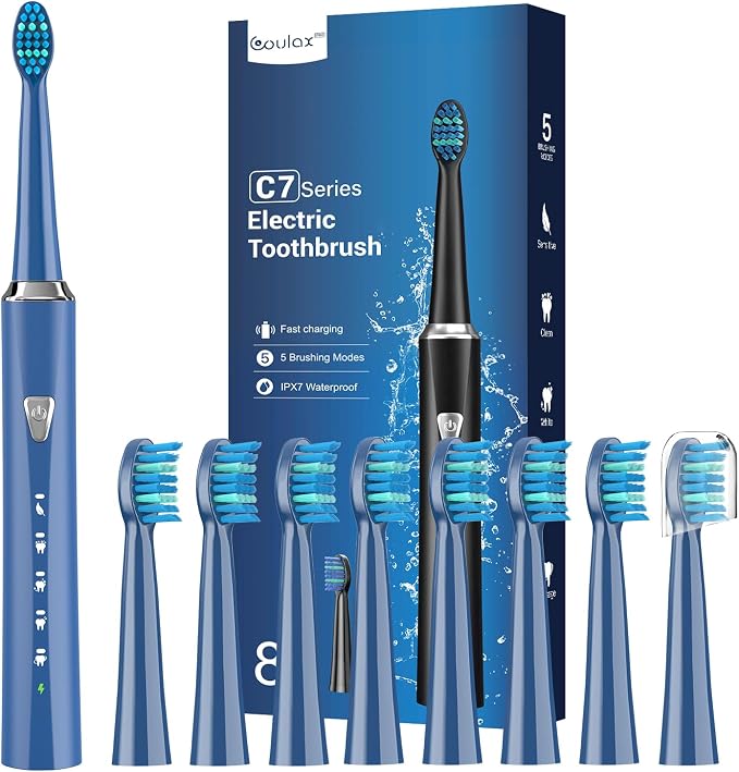 Brosses à Dents Électriques Soniques Adultes et Enfants - Brosse à Dents Dlectrique Sonique