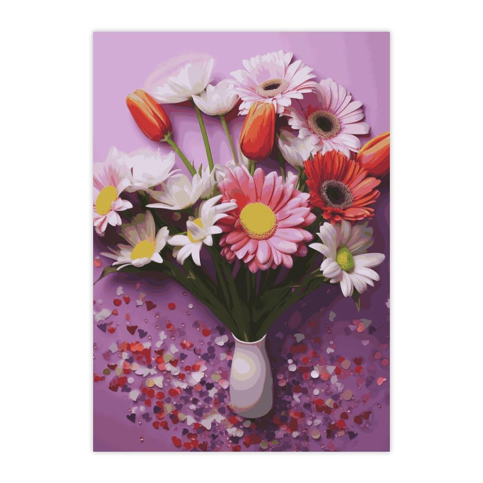 Autocollants fleurs imperméables pour gourde et déco d'ordinateur