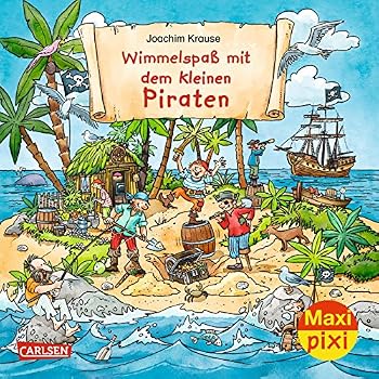 Paperback Wimmelspaß mit dem kleinen Piraten [German] Book