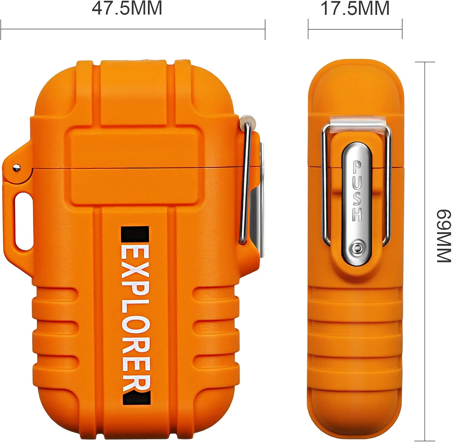 Buy Lafagiet Waterproof Arc Lighter, Outdoor Dual Plasma Arc Lighter, USB Rechargeable Flameless