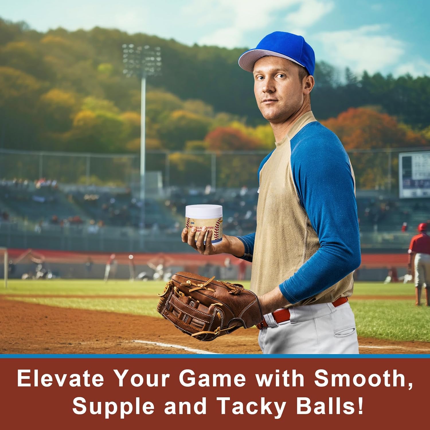 Baseball Mud for Softening, Darkening Leather, Enhancing Grip, Reduces Shine on New Balls | Baseball Rubbing Mud Original Formula for Game-Ready Leather & Synthetic Baseballs