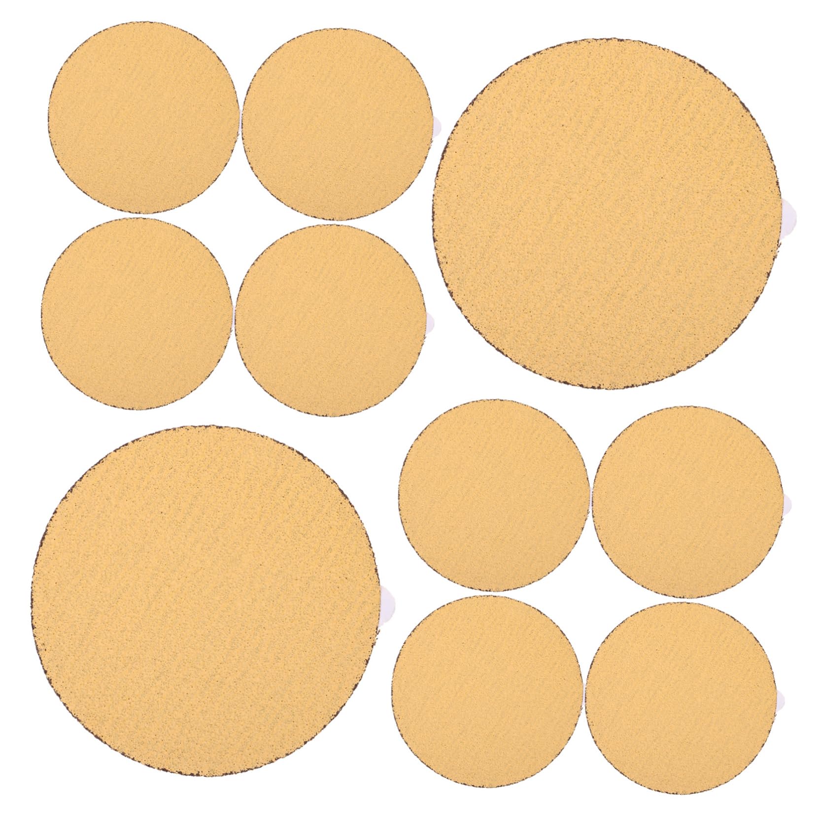 Cabilock 10pcs 40 Grit Sandpaper Discs Set Adhesive Backing Sanding Discs for Bowl Sander High Grit Sandpaper Set for Wood Polishing