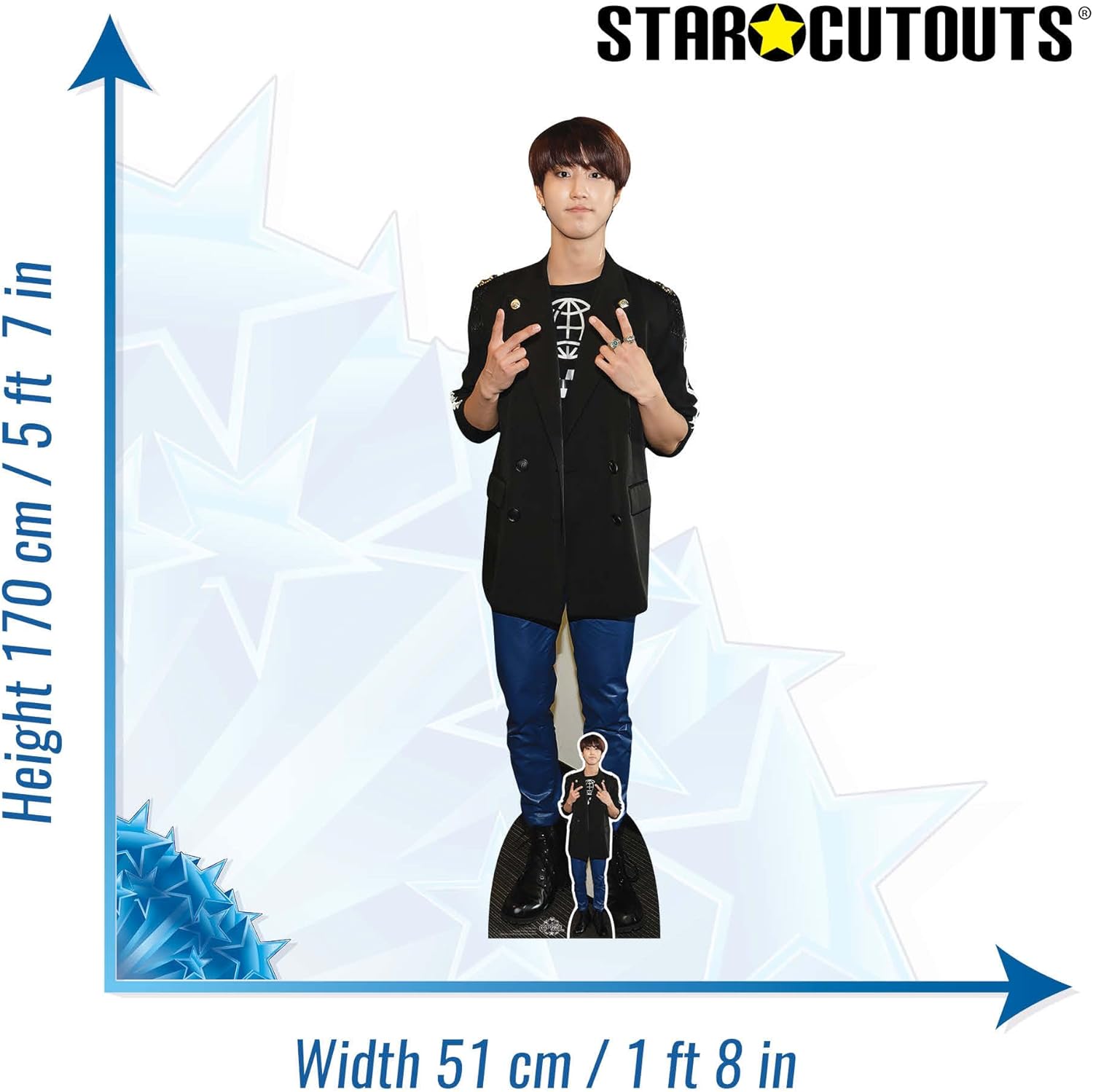 CS1252 Star Cutouts Han Lifesize Cardboard Cutout – Great Party Display, Collectors Piece & Fan Decoration 170cm