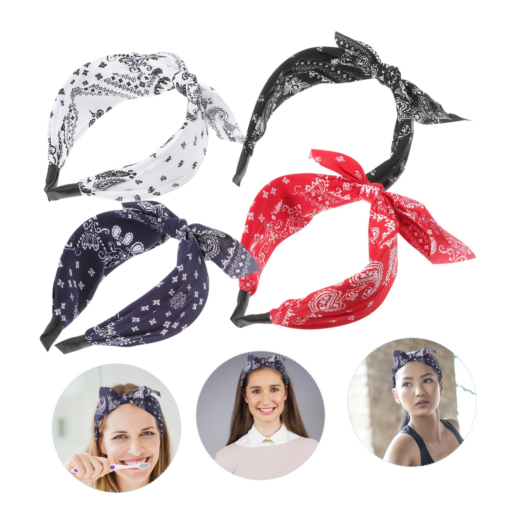 FRCOLOR 12 Pz archetto ad hair charms hair jewelry fascia per feste bandane per sciarpa per da donna bandane per le donne fasce da donna fasce per da stoffa