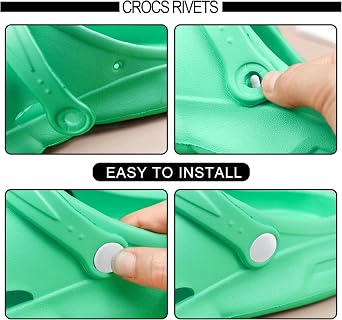 8 Sets Replacement Rivets for Crocs