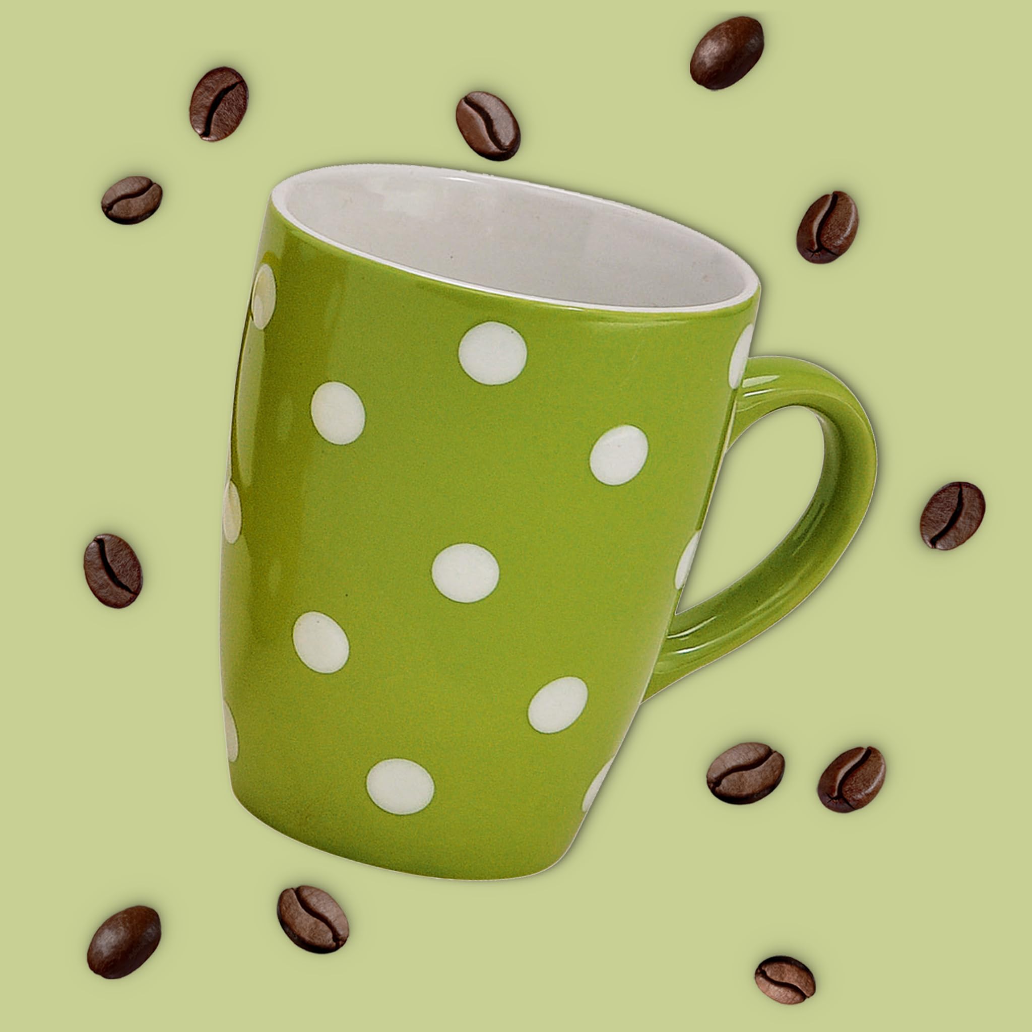 Lot 4 Tasses Cappuccino 220 Ml Porcelaine Premium – Fait Main, Élégantes & Modernes – Lave-Vaisselle OK