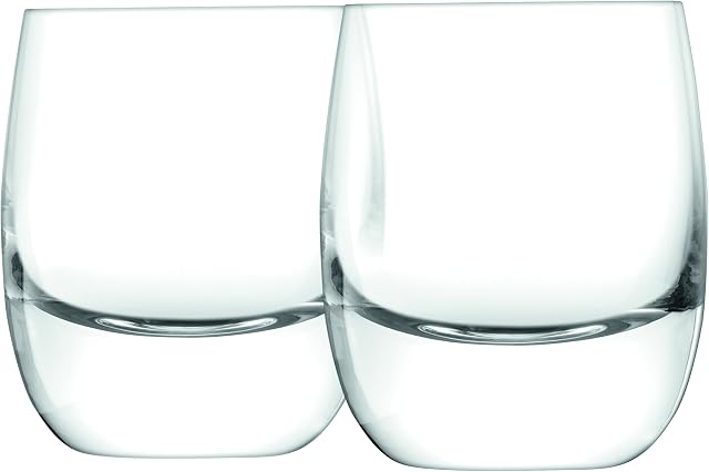 LSA Bar Whisky Tumbler 275ml Clear | Set of 2 | Mouthblown & Handmade Glass | BR42
