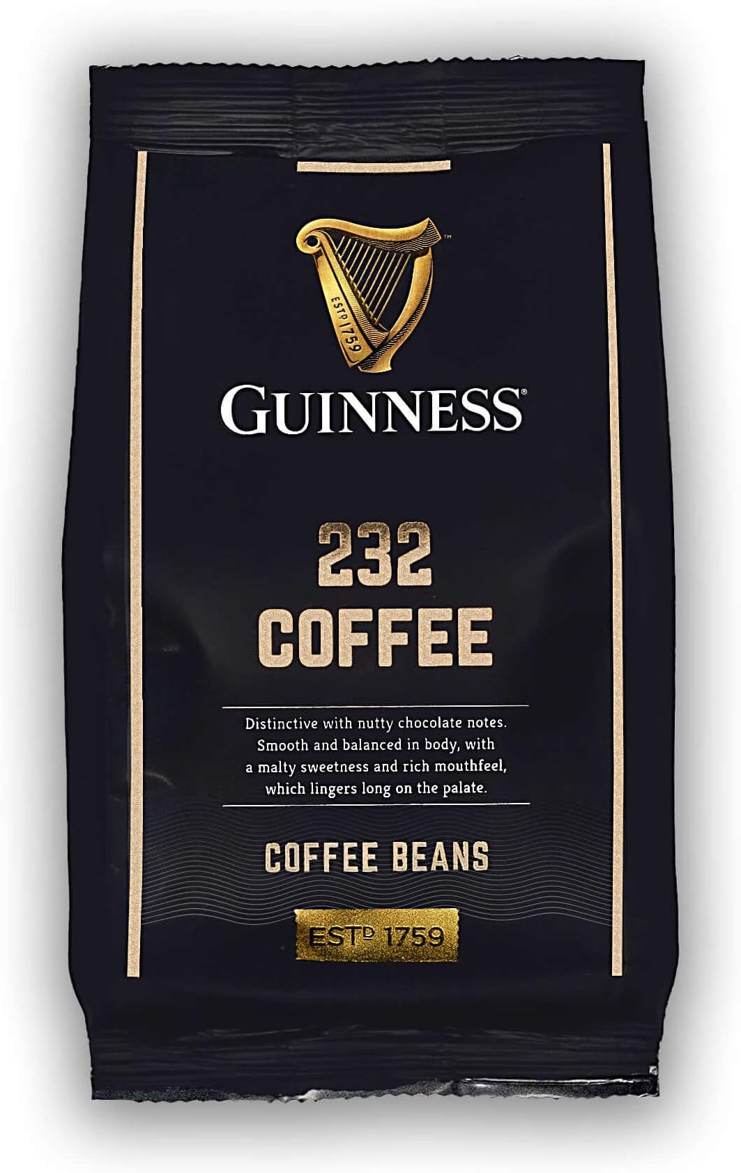 Exclusive Guinness Coffee '232' Brew - 227g Roasted Beans by Tiki Tonga Coffee Roasters. Roasted in The United Kingdom