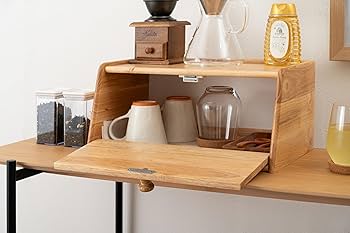 ブレッドケース♫木製（送料込）発注用 Amazon.co.jp: ブレッドケース 木製 SGS-310NA 天然木 パン