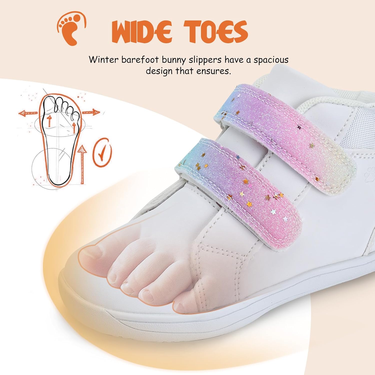 WateLves Toddler Little Kids Wide Barefoot Shoes Boys Girls Winter High Top Minimalist Sneakers Ankle Boots Leather Uniform Dress Shoes Naturally Splay - Image 3