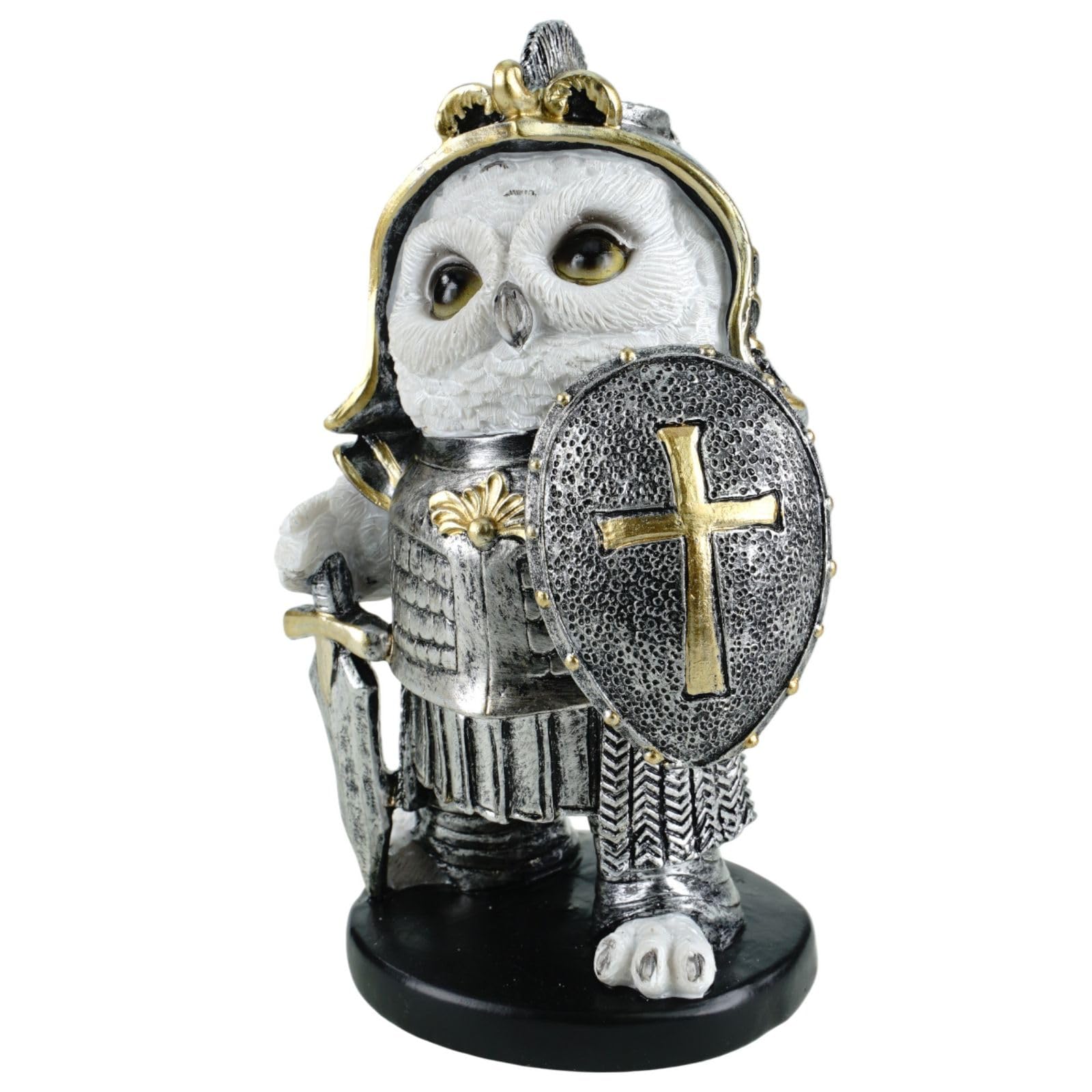 Chouette médiévale figurine 19 cm comme idée cadeau originale