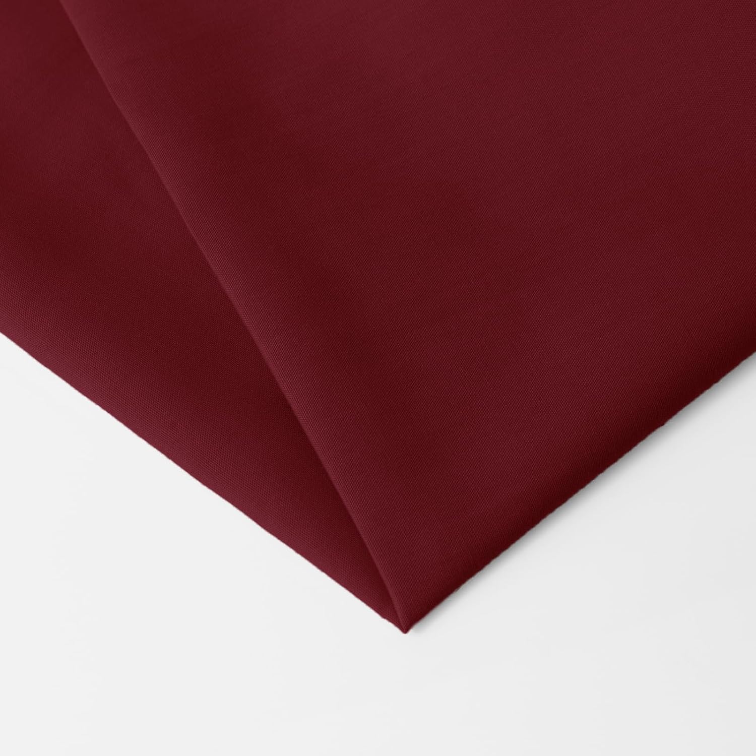 Cotton Polyester Fabric by The Yard, 57" Wide Broadcloth Soft Lightweight & Breathable Material for Lining, Sewing, DIY(Burgundy, 5 Yard)