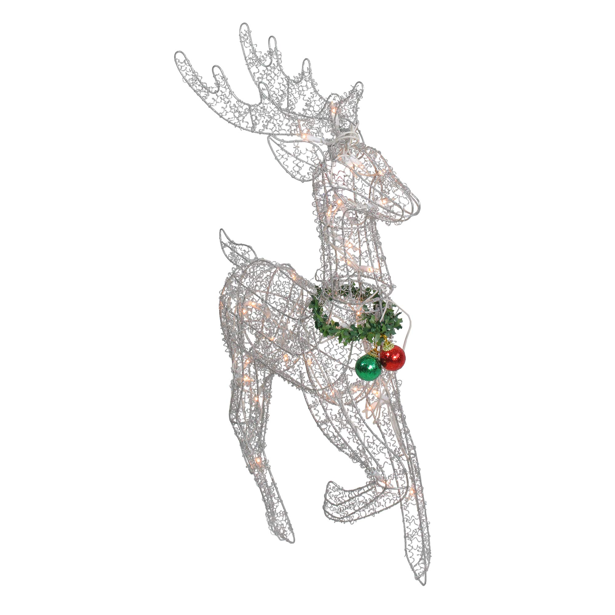 Lighted Prancing Reindeer Christmas Outdoor Decoration - 25.5