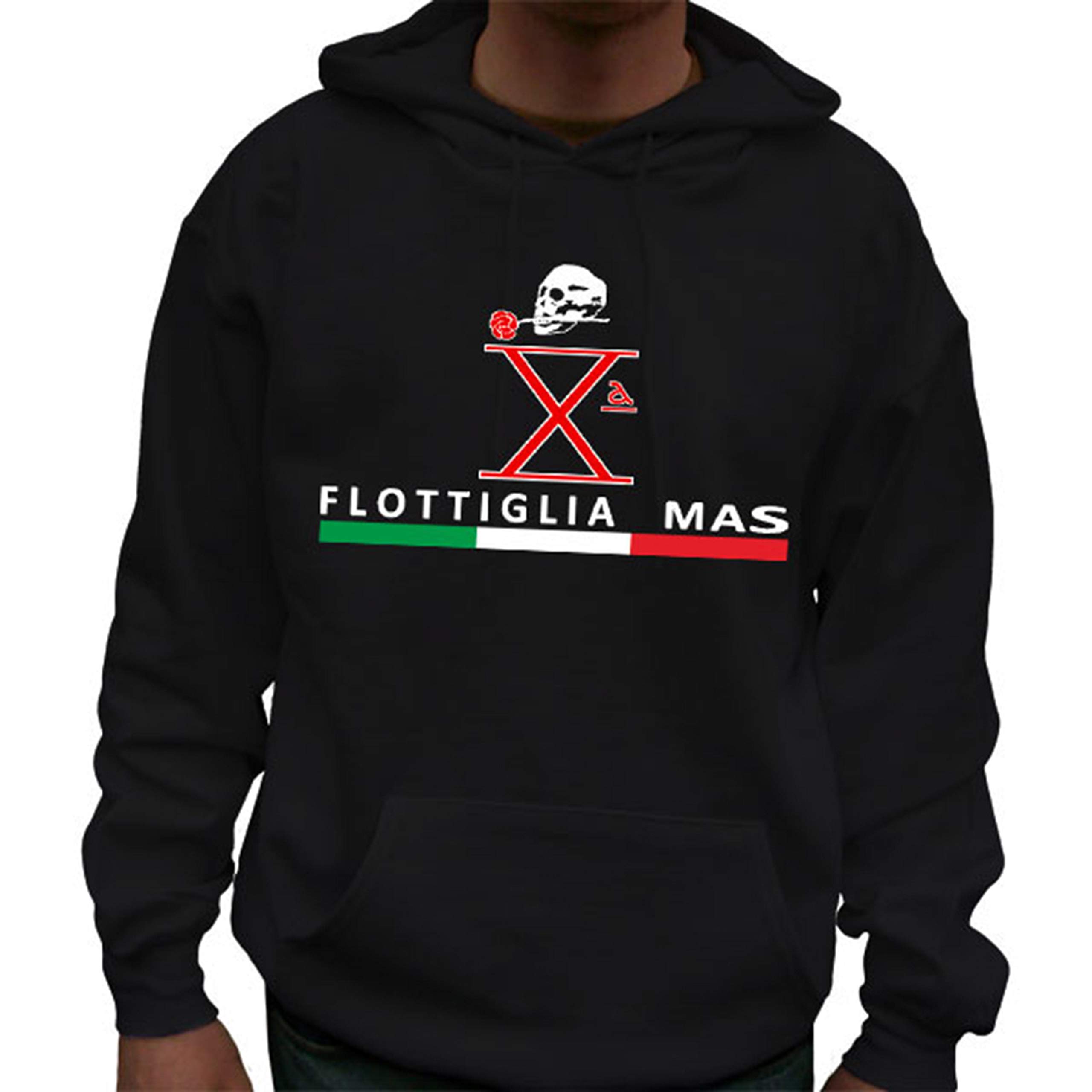 Copytec Flottiglia Mas Italia - Felpa con cappuccio #7618