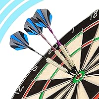 Vista 5 de 30 piezas de ejes de dardos para punta de acero media 2BA rosca de aleación de aluminio de 50 mm 53 mm con anillos de goma de repuesto, accesorios