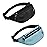 2 Packs Fanny Packs for Men and Women, Waterproof Sports Waist Pack Bag for Travel Hiking Running Hands-free