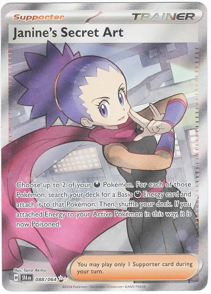 Pokemon – Janine's Secret Art 088/064 - Shrouded Fable