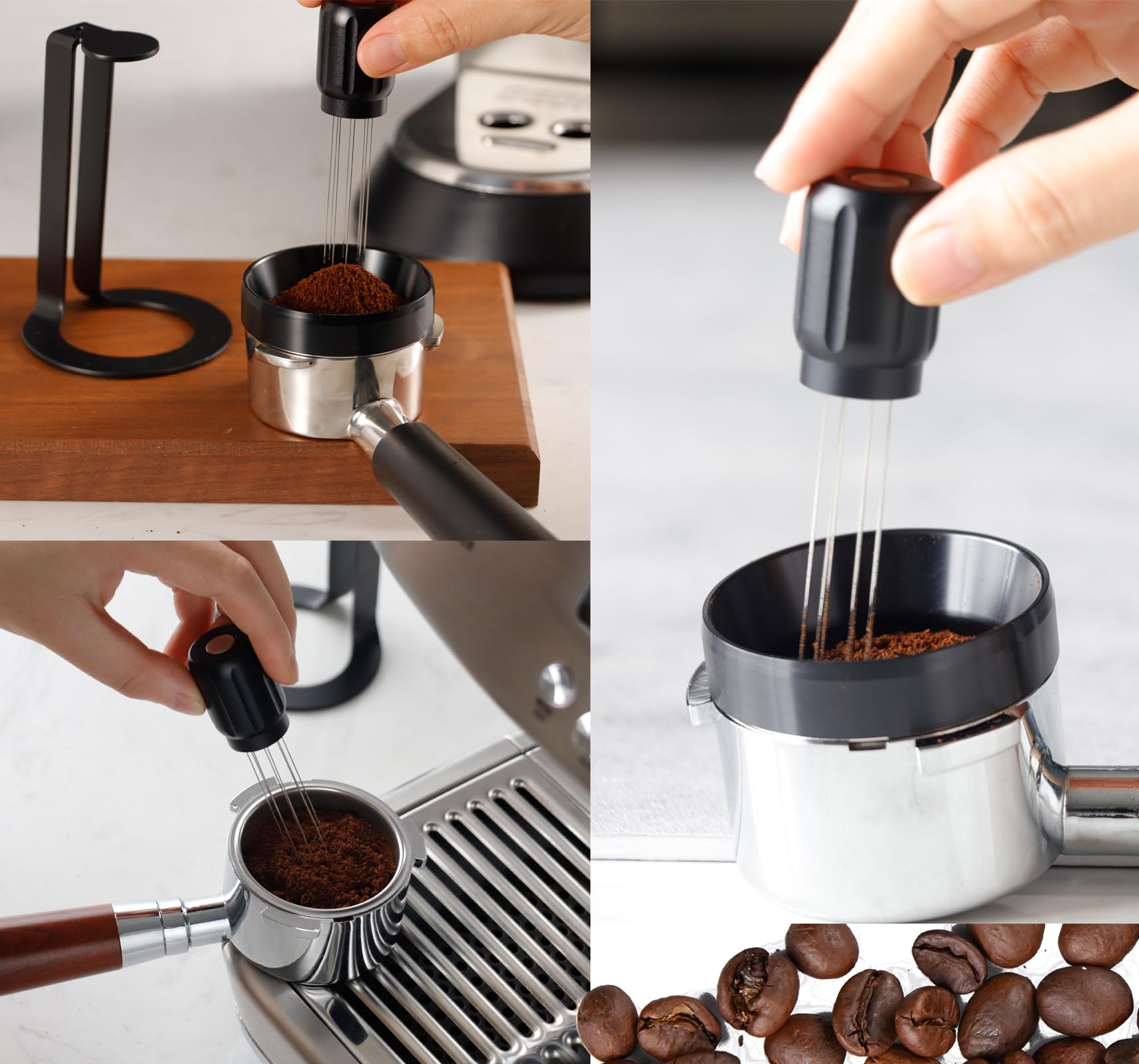 Wdt Tool - Aghi per Espresso, 8 X 0,4 Mm, Distributore Di Caffè per